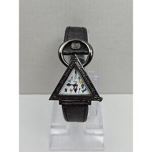 Today Timewear Southwest Watch Triangle Dial Tribal Symbols Leather New Battery